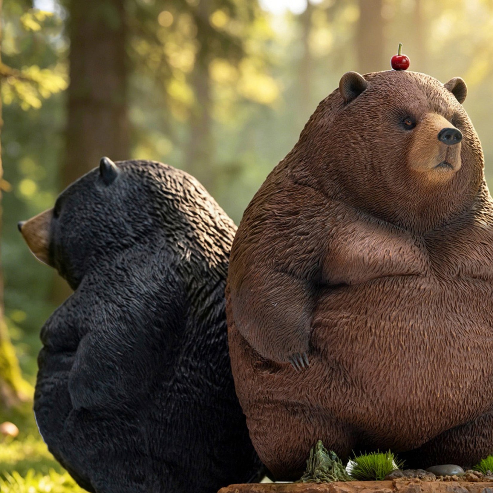 JXK Studio Single Color Chubby Bear Model