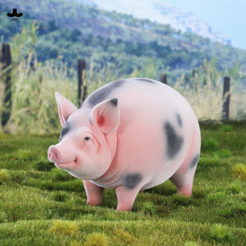 JXK Plump and Round Fat Pig Model