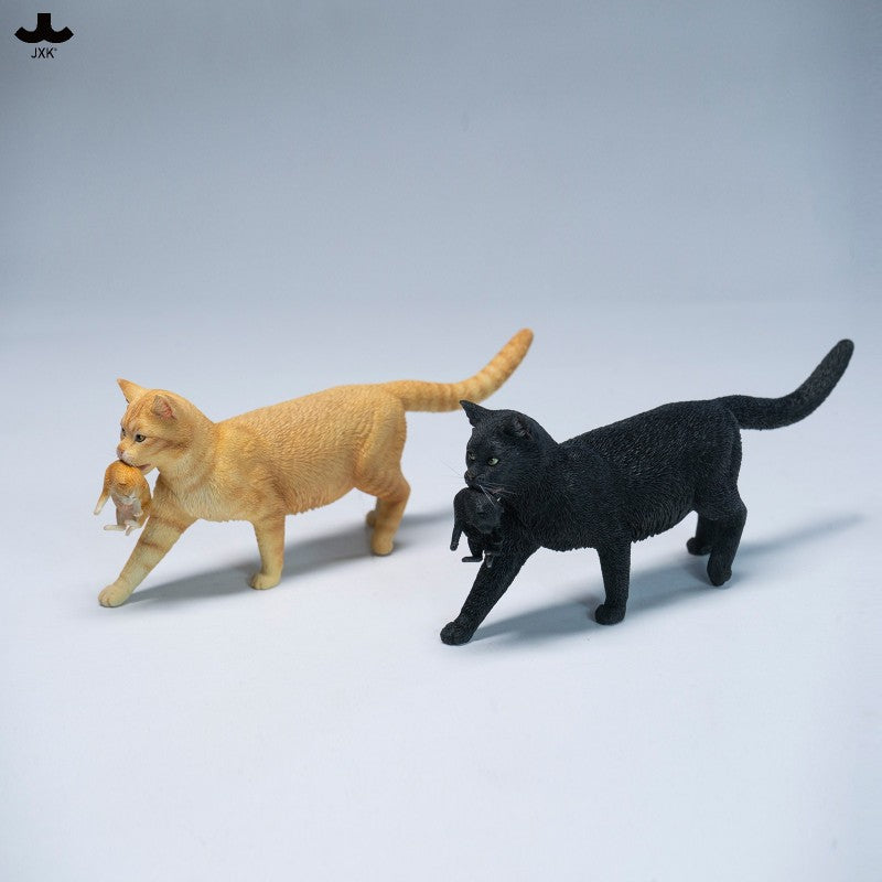 JXK Domestic Cat with Kittens Model