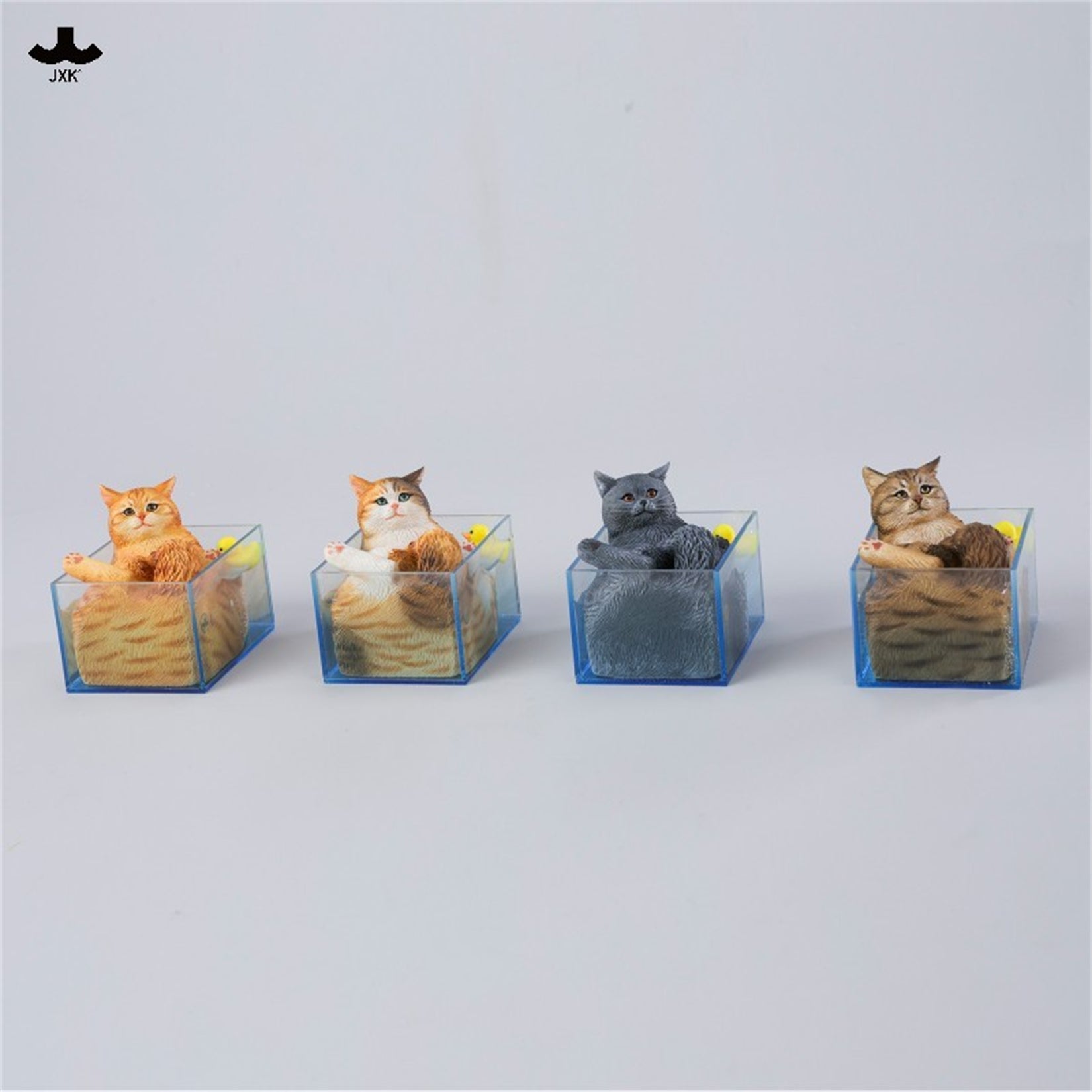 JXK Bubble Bath Cats Model
