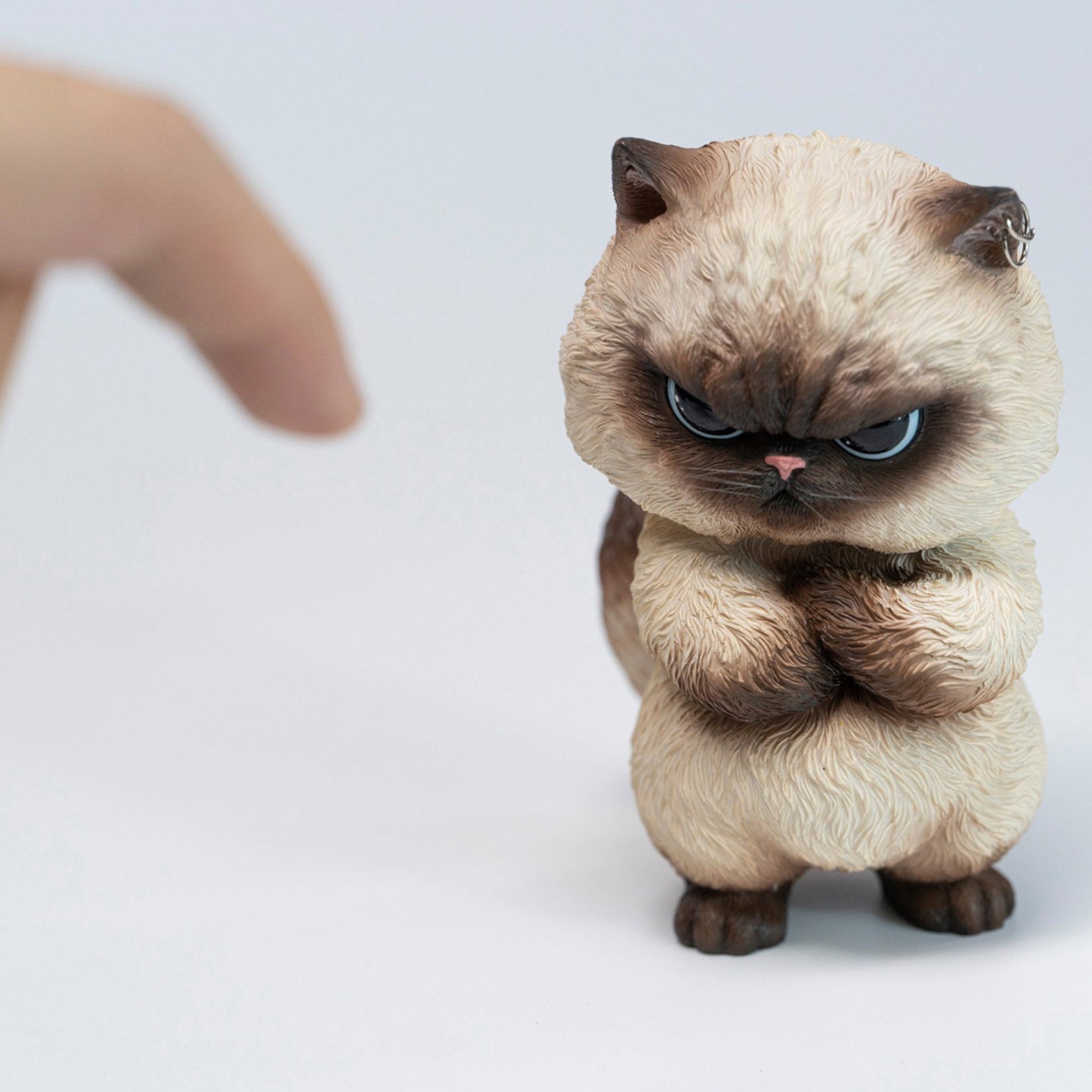 JXK Studio Bengbeng Baba Cat Figurine Ornament