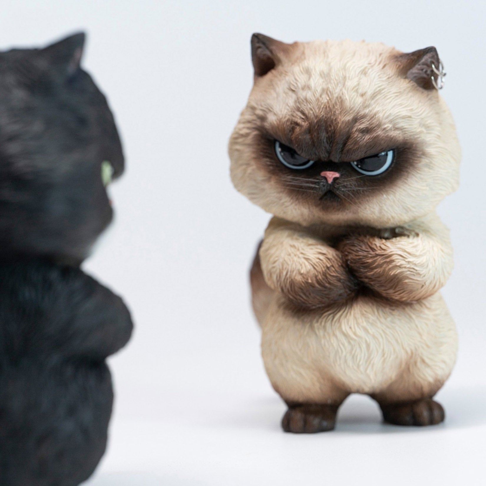 JXK Studio Bengbeng Baba Cat Figurine Ornament