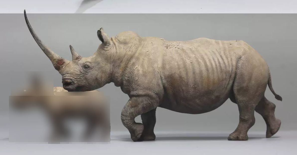 DAFEI White rhinoceros Model