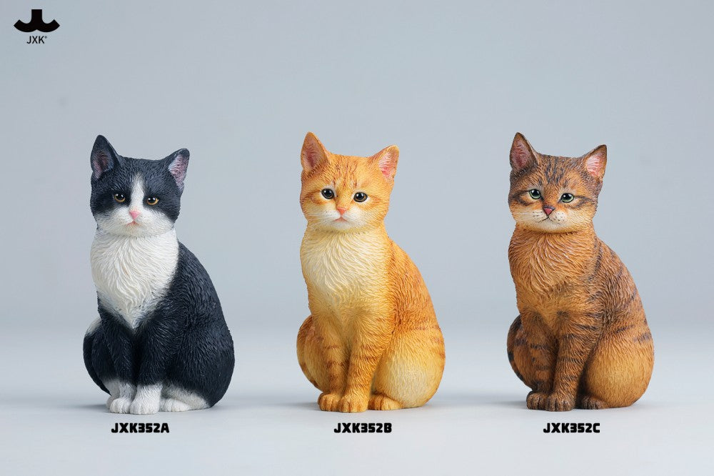 JXK Well-behaved Cat Sitting Figure