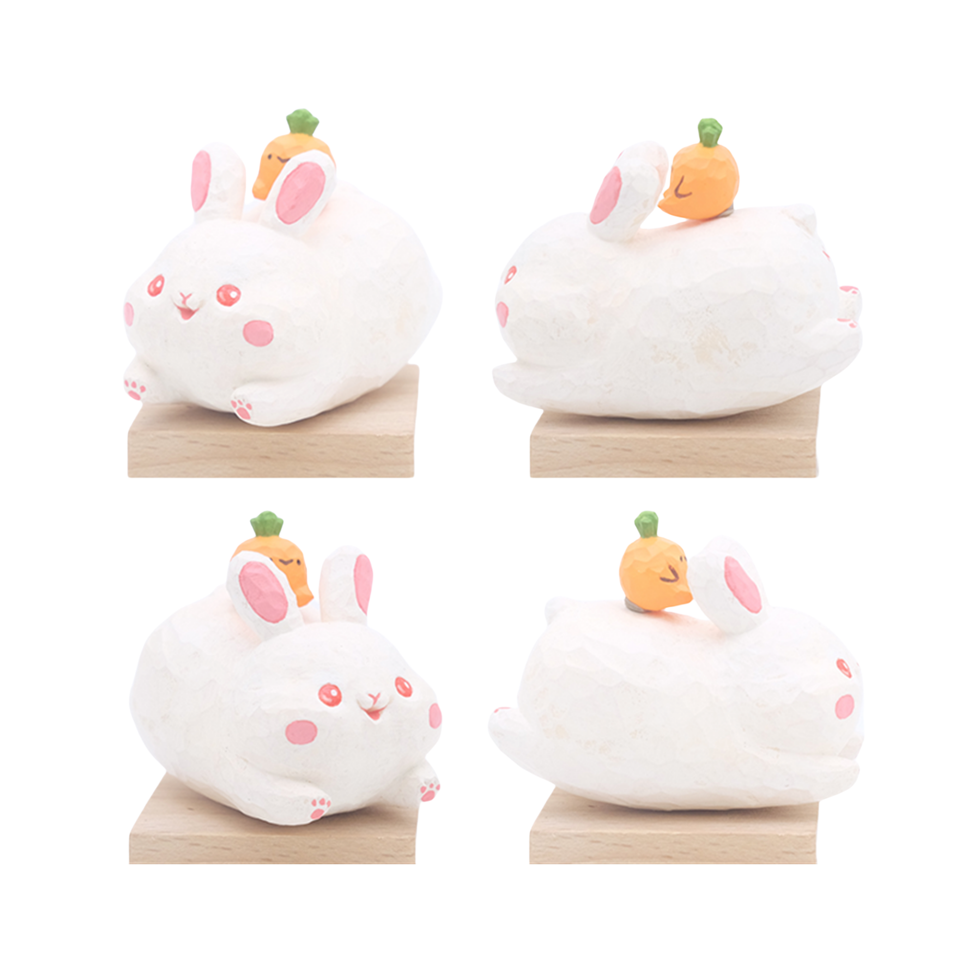 Rabbit Pulling Radish Model