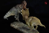 1/18 Daspletosaurus VS Titanoceratops Statue Painted Version