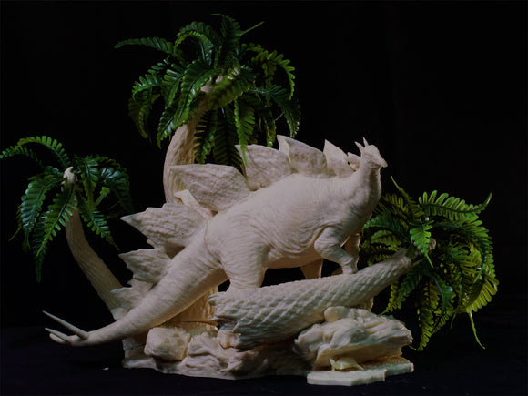 1/35 Scale Stegosaurus Scene Model Kit