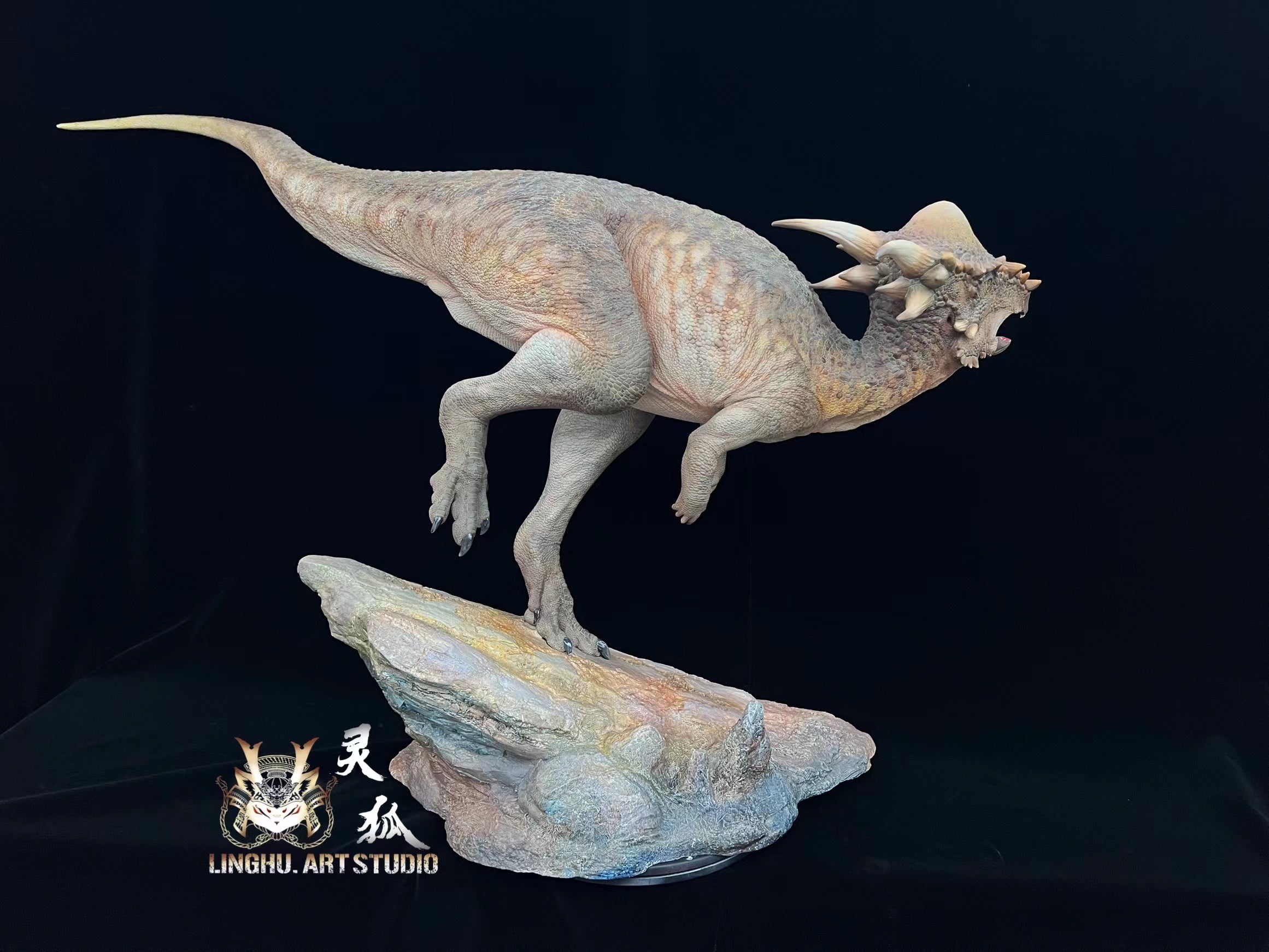 LINGHU ART STUDIO Stygimoloch Scene Model Final payment