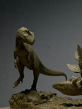 Sensen 1:64 Scale Allosaurus VS Stegosaurus Scene Statue