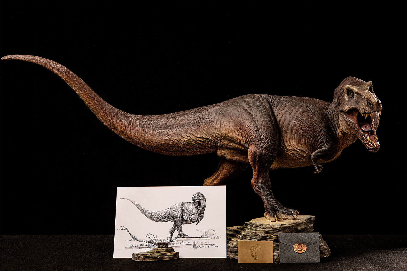 1:10 Scale Tyrannosaurus Rex Scene Model