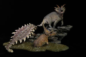 Sensen 1:20 Scale Set C1 Zuul crurivastator Medusaceratops Diabloceratops Scene Statue