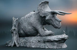 Vlad Konstantinov 1:10 Scale Triceratops Scene Statue