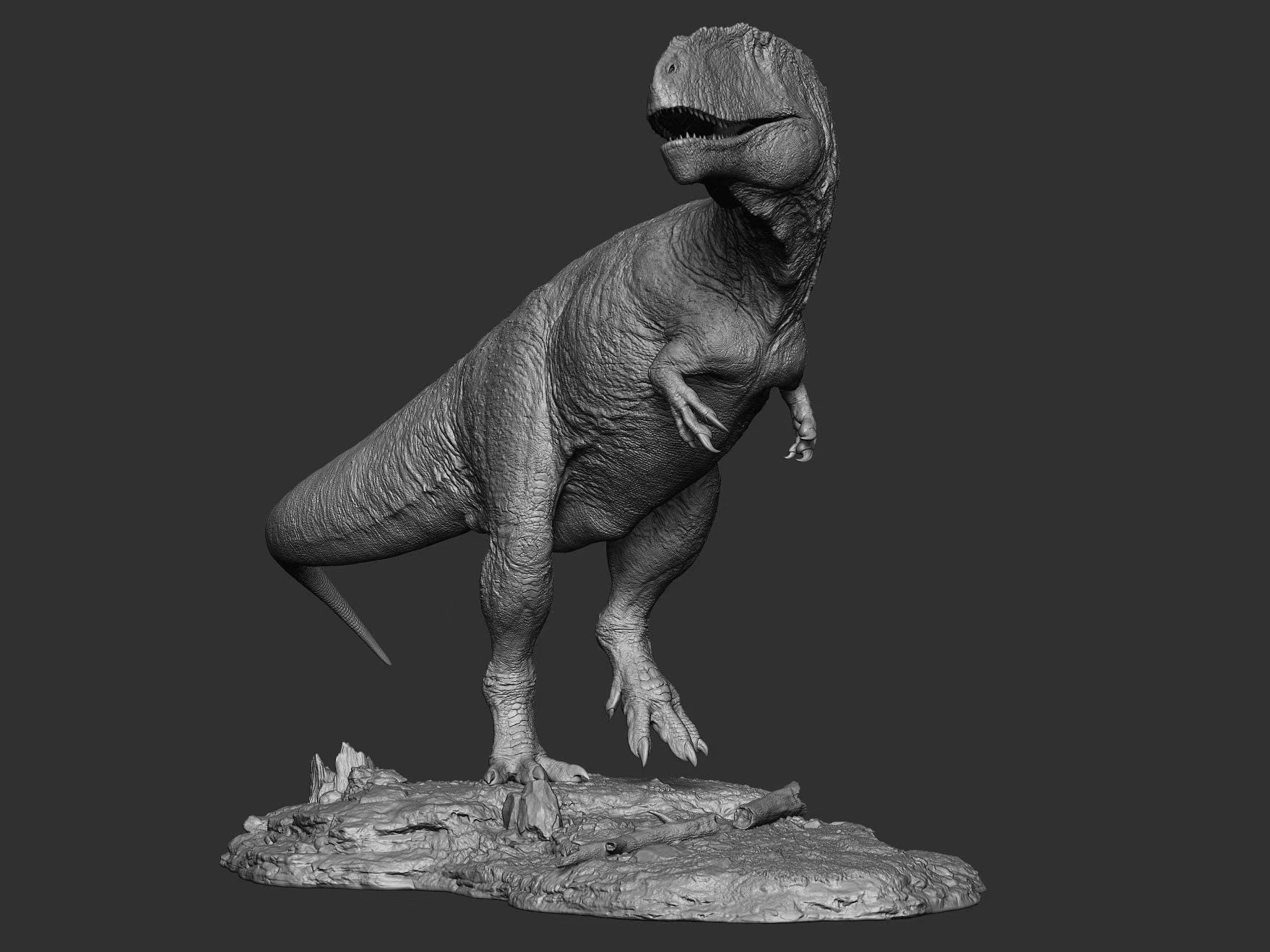 SHOWANNA 1:18 Scale Carcharodontosaurus Statue