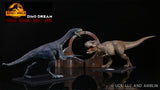 DINO DREAM 1:30 Scale Therizinosaurus VS Tyrannosaurus Rex Dark Version Figure