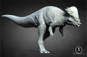 RobertFabiani_art 1/35 Scale Pachycephalosaurus wyomingensis Model