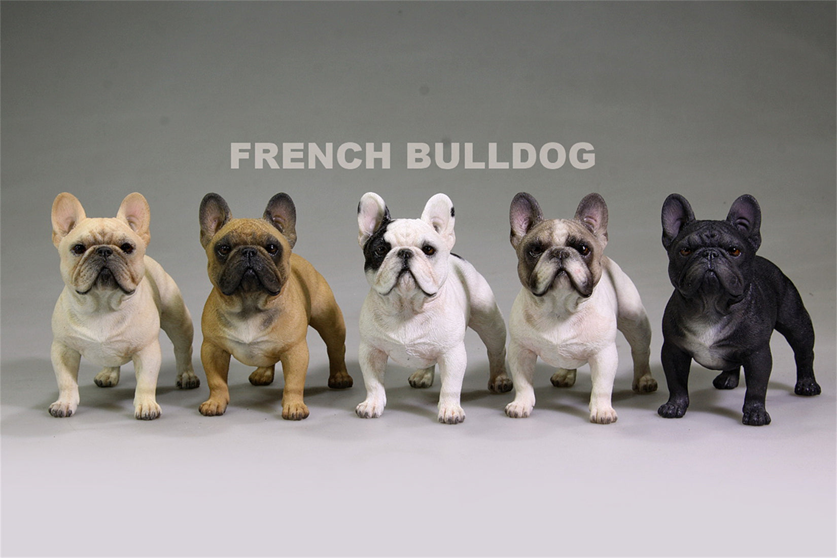 Stand French Bulldog Figure