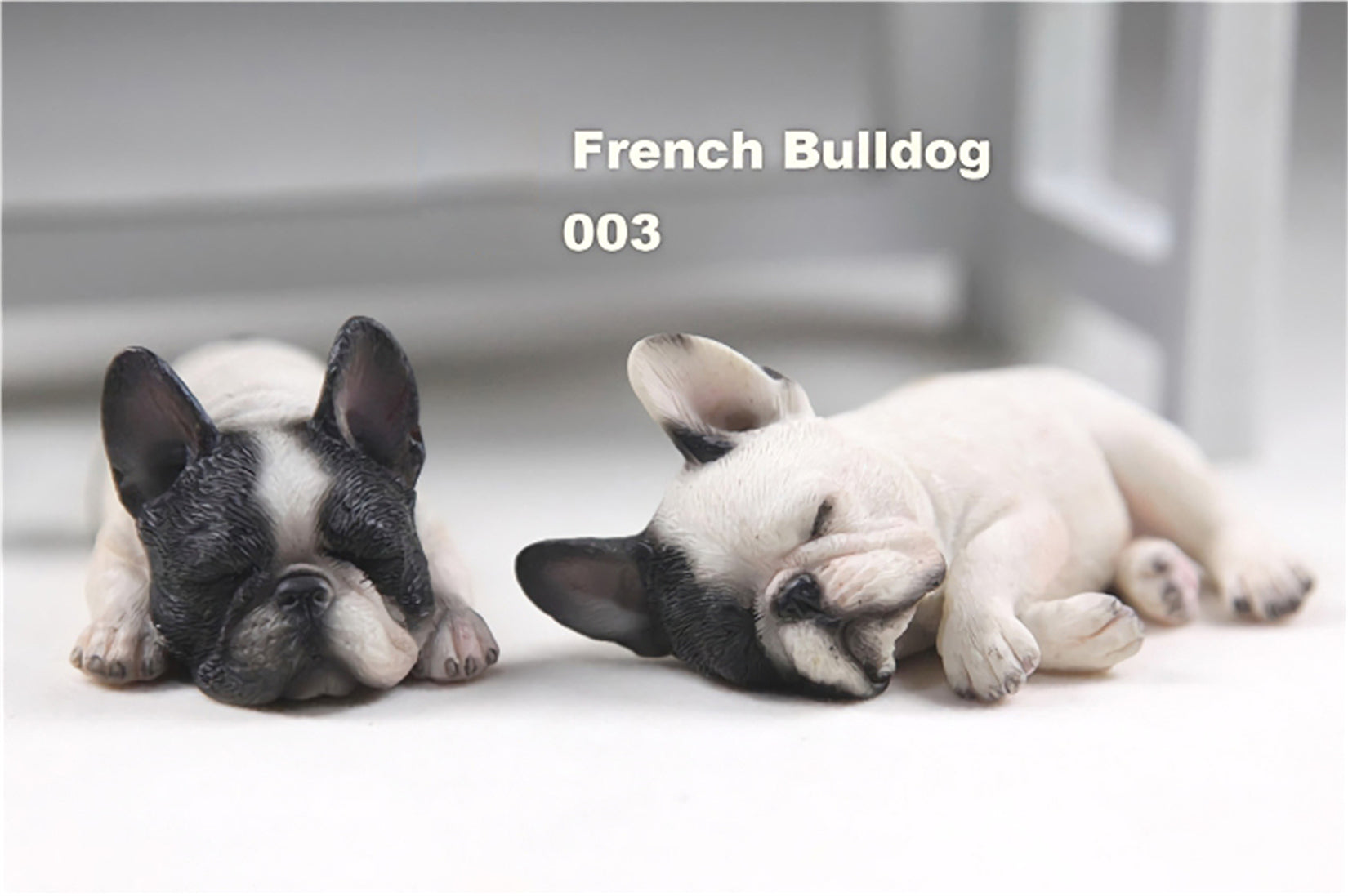 JXK 2pcs/Set French Bulldog Model