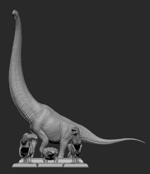 SHOWANNA 1:64 Scale Sauroposeidon Yutyrannus Ankylosaurus Baryonyx Model