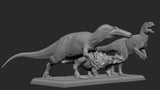 SHOWANNA 1:64 Scale Sauroposeidon Yutyrannus Ankylosaurus Baryonyx Model