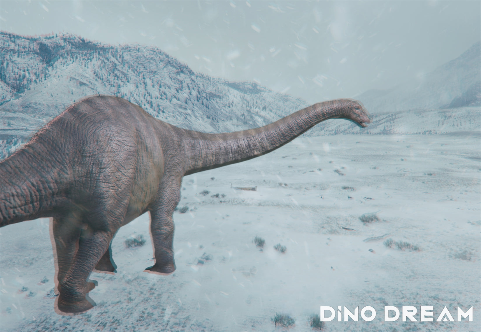 DINO DREAM 1:30 Scale Apatosaurus Model