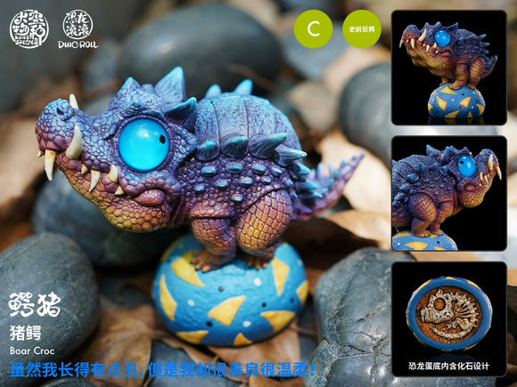 Dino Roll Boar Croc Model