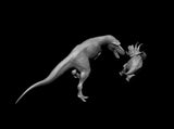 SHOWANNA 1:18 Scale Albertosaurus Eotriceratops Baby Statue