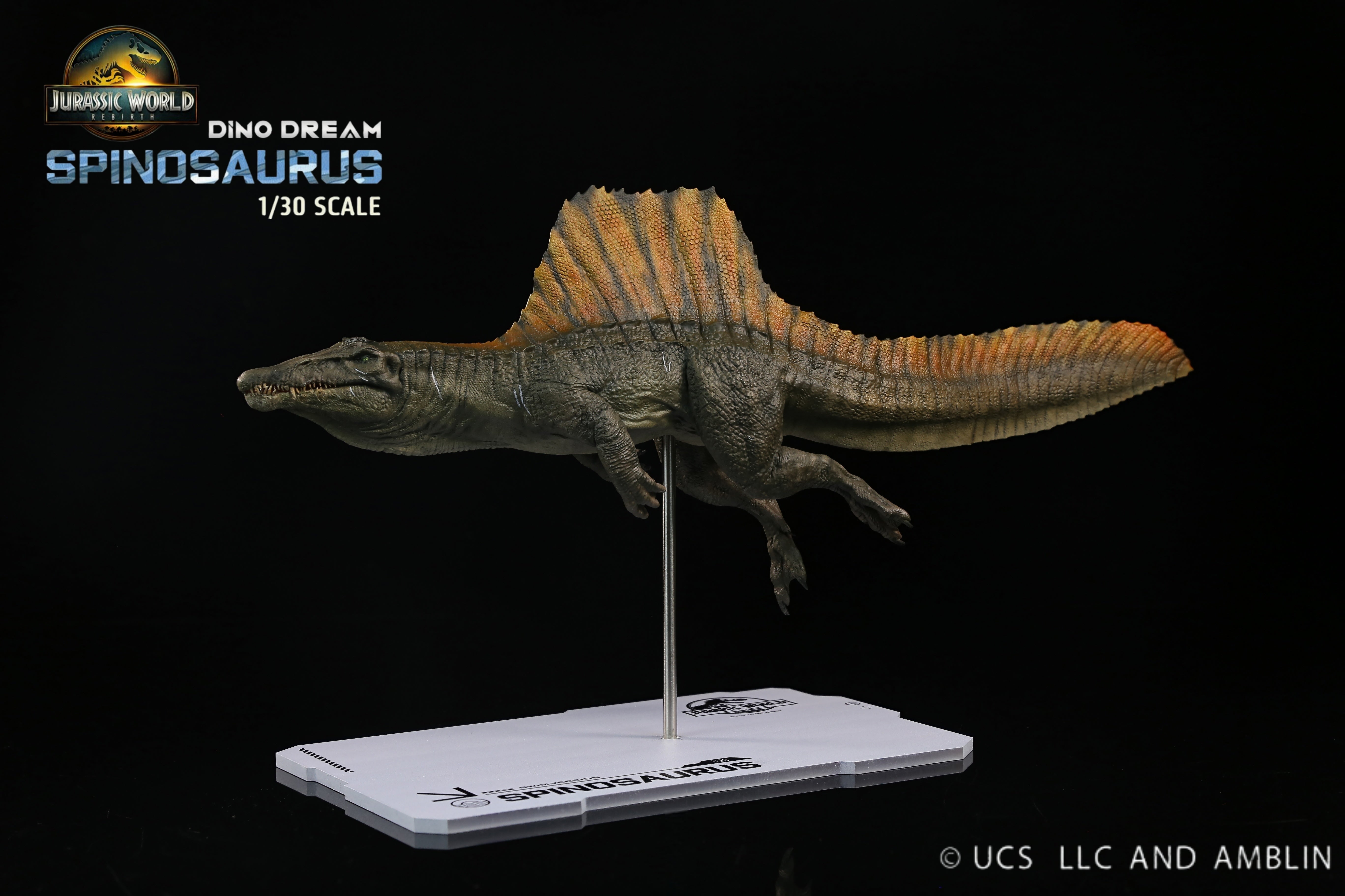 DINO DREAM 1:30 Scale Spinosaurus Swim Version Model