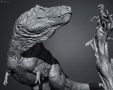 Vlad Konstantinov Tyrannosaurus Acheroraptor Scene Statue