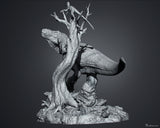 Vlad Konstantinov Tyrannosaurus Acheroraptor Scene Statue