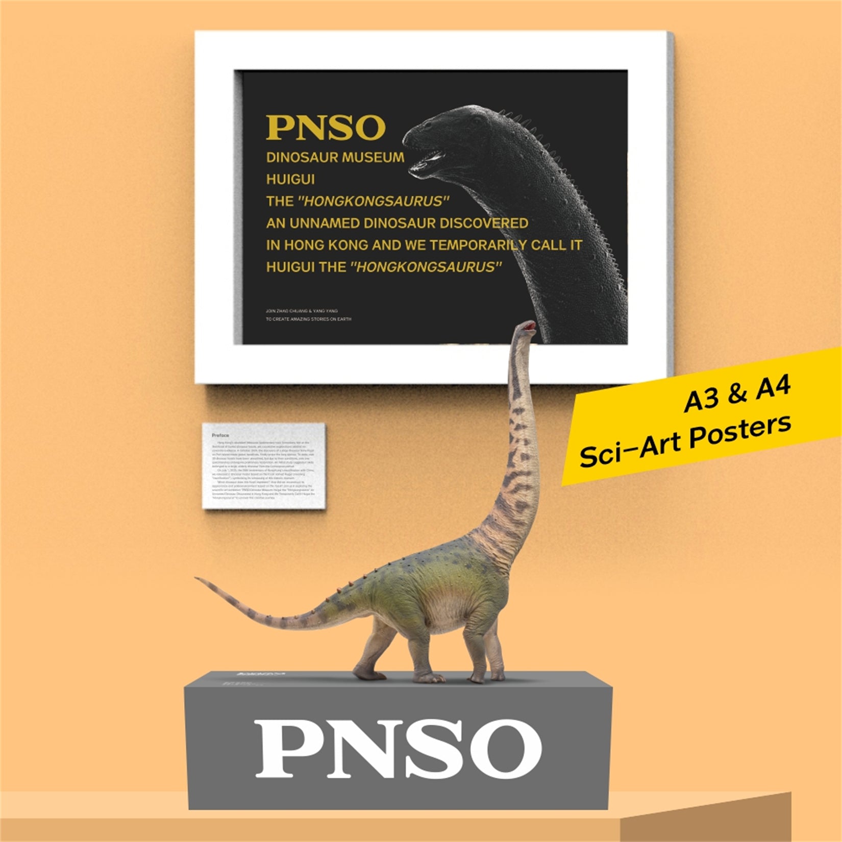 PNSO Hongkongsaurus Huigui 1:45 Scale Model