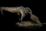 SHOWANNA 1:18 Scale Tyrannosaurus Rex VS Ankylosaurus Scene Model