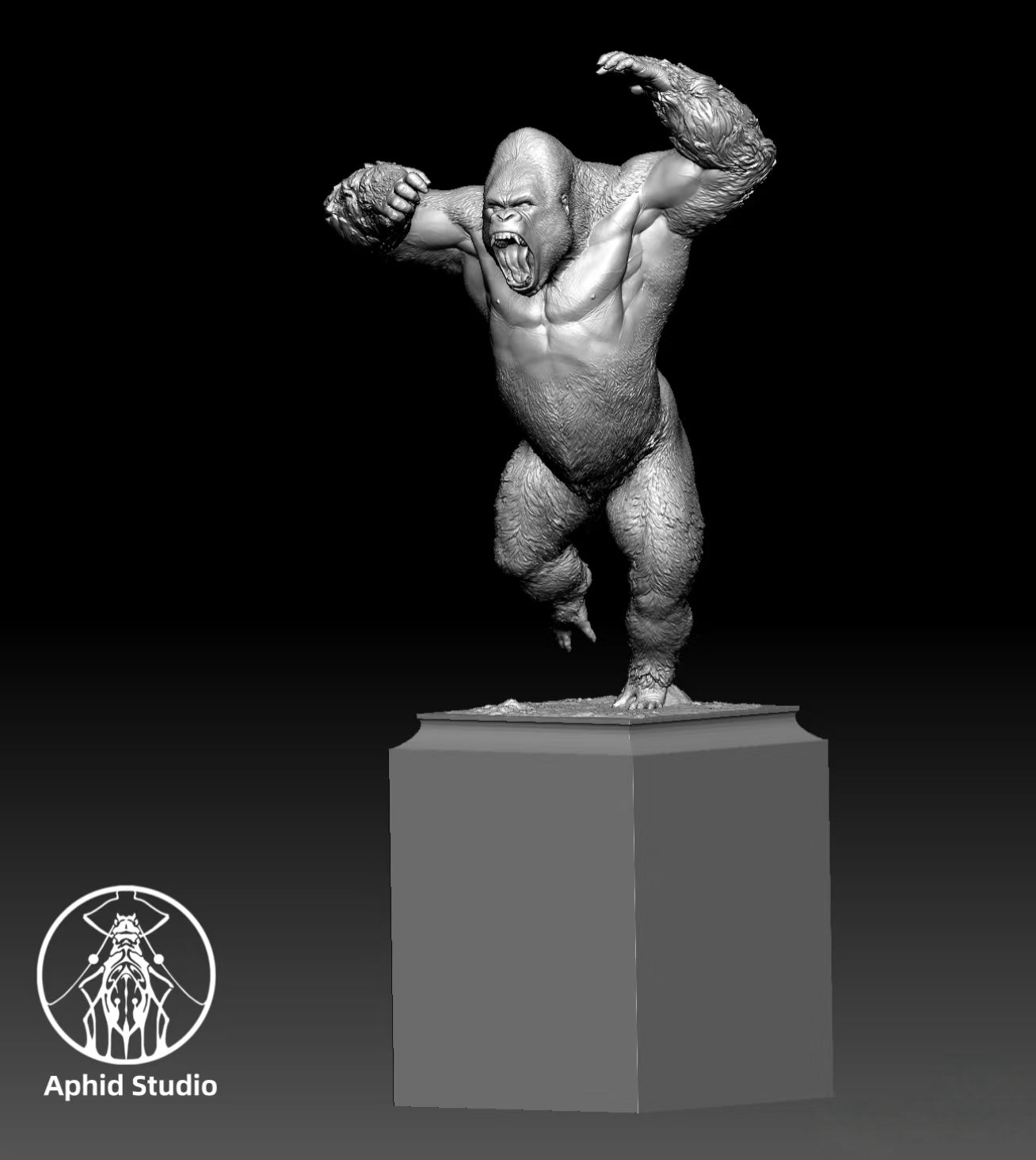 APHID STUDIO Western lowland gorilla Model
