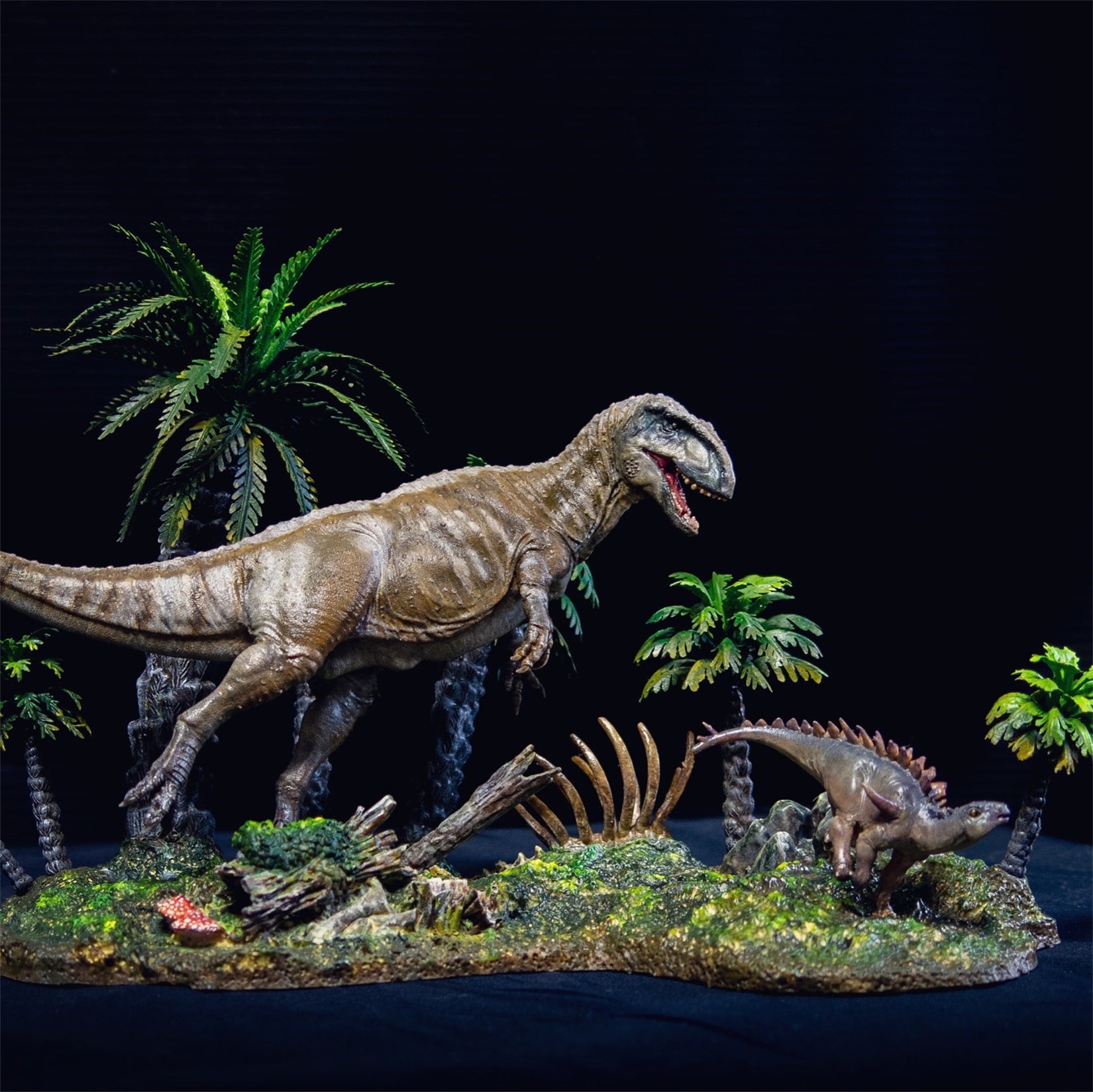 PASSION CHARGER Sinraptor Hepingensis & Gigantspinosaurus Juveniles Model