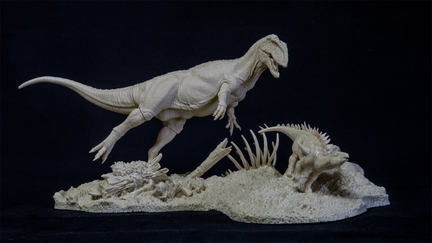 PASSION CHARGER Sinraptor Hepingensis & Gigantspinosaurus Juveniles Model