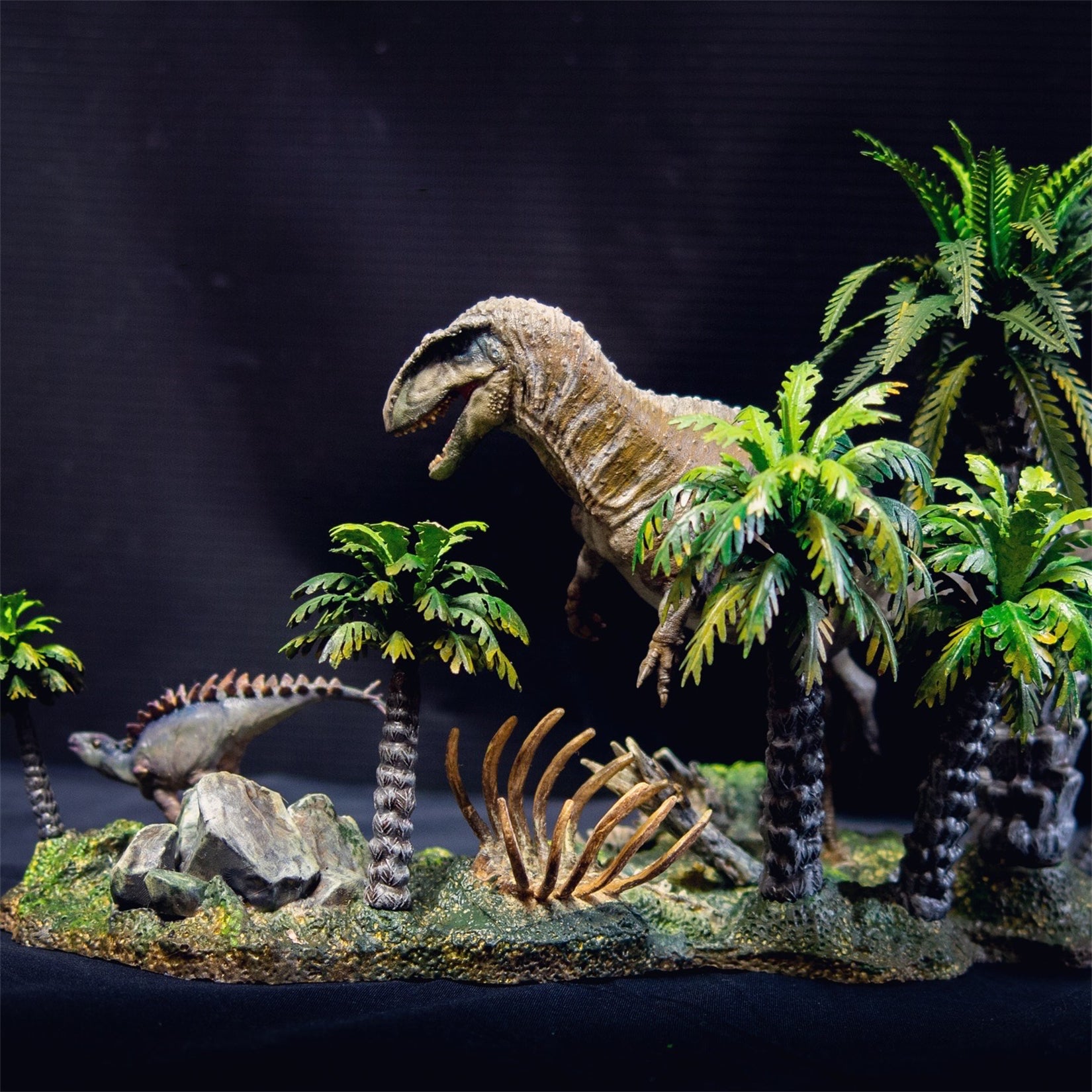 PASSION CHARGER Sinraptor Hepingensis & Gigantspinosaurus Juveniles Model