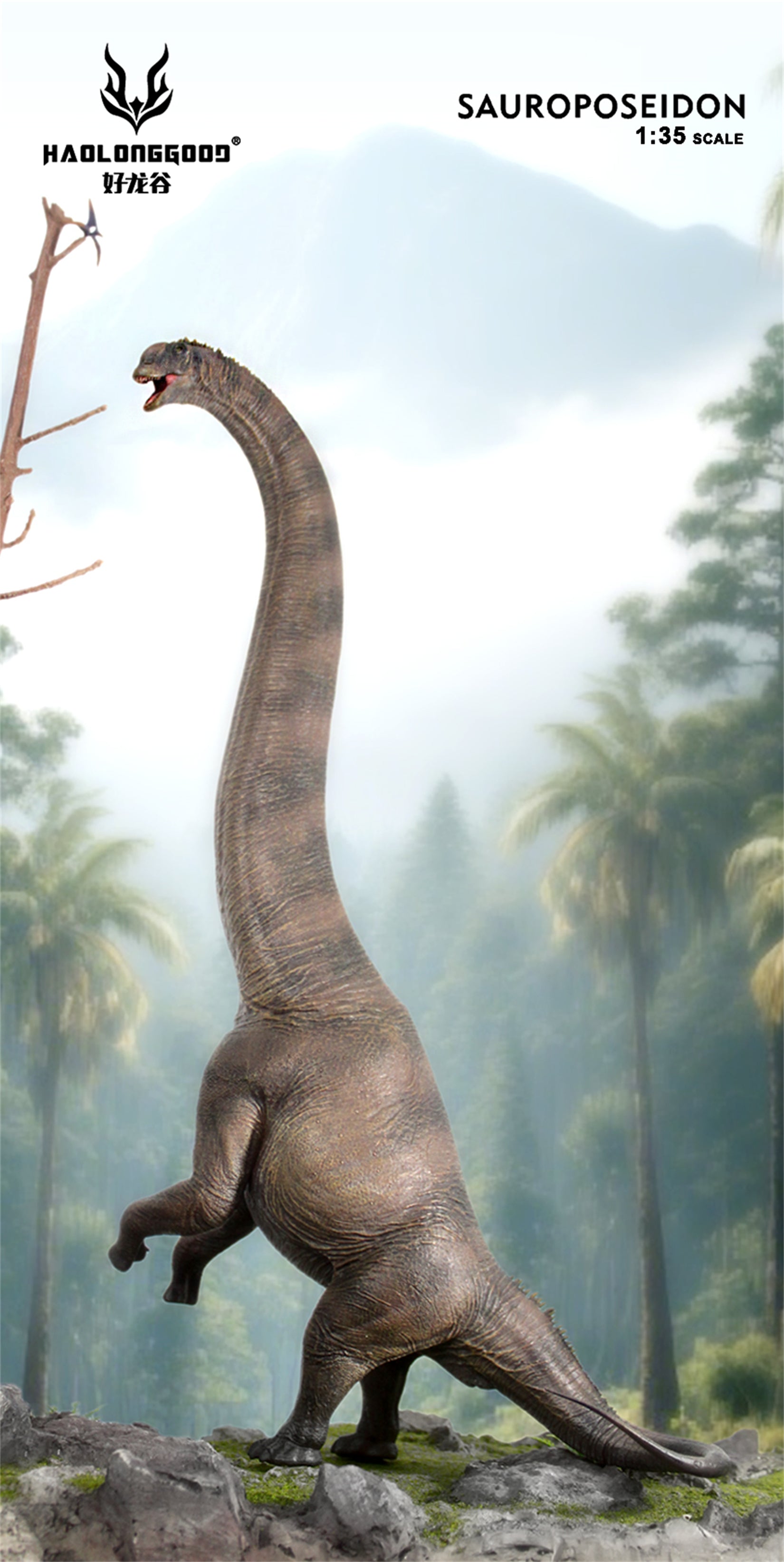 HAOLONGGOOD 1:35 Scale Sauroposeidon Model
