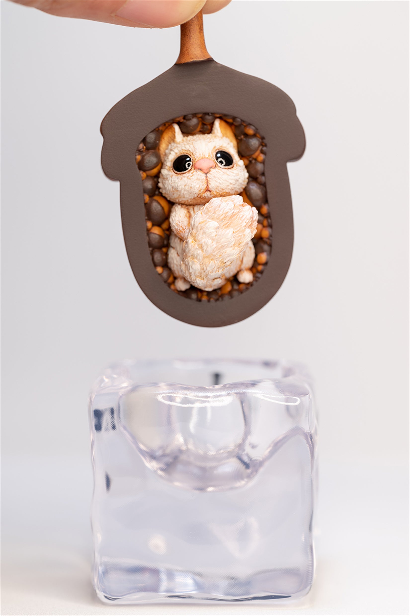 Squirrel in an Acorn Winter Edition Figure