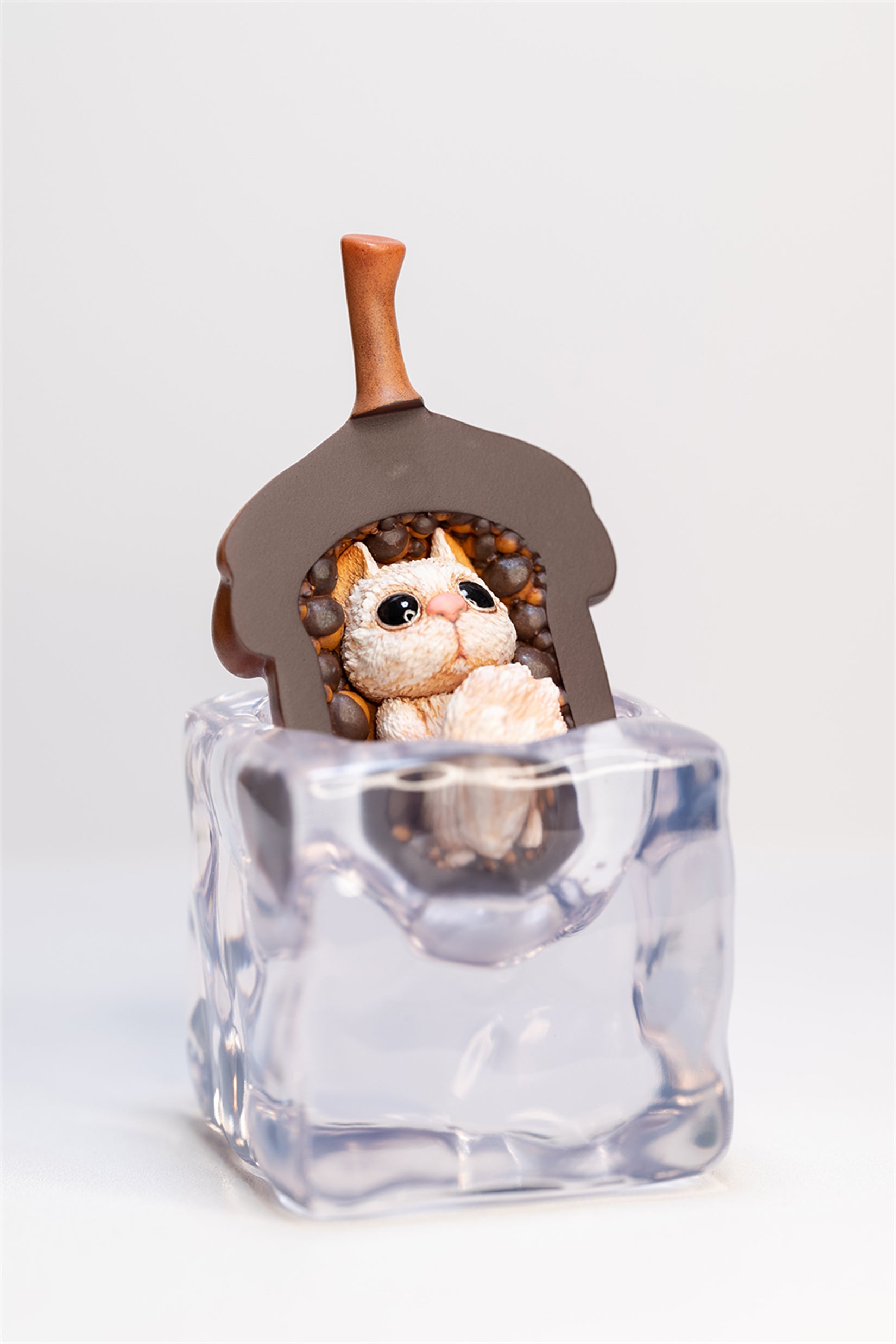 Squirrel in an Acorn Winter Edition Figure