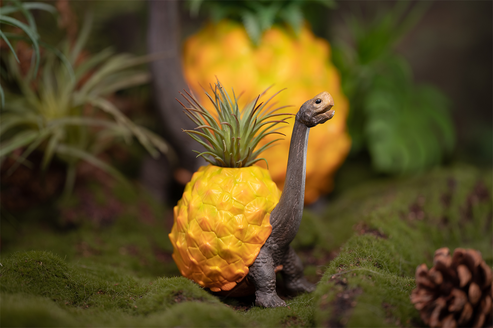 Pineapple Turtle Fruit Animal Decorative Figurine