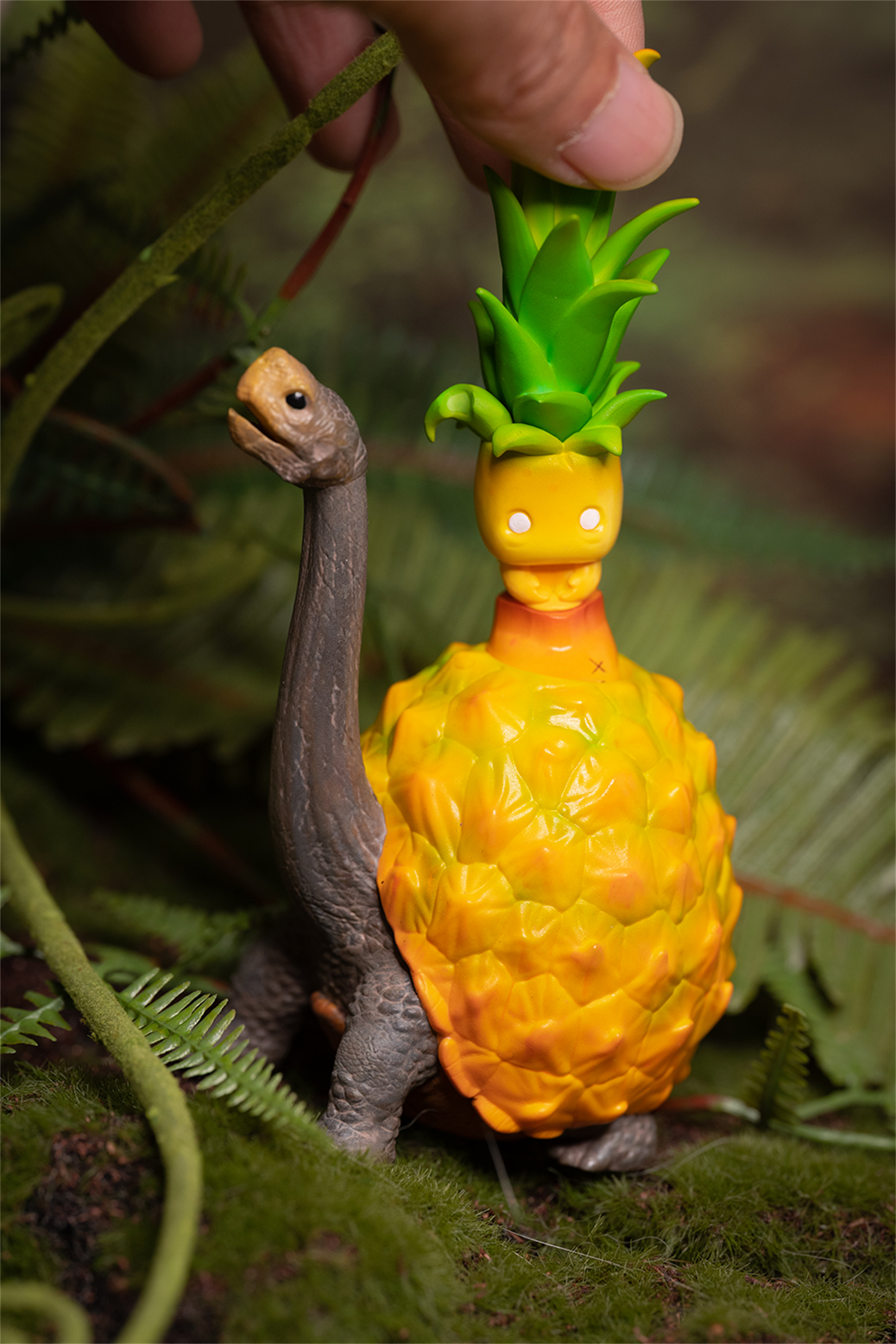 Pineapple Turtle Fruit Animal Decorative Figurine