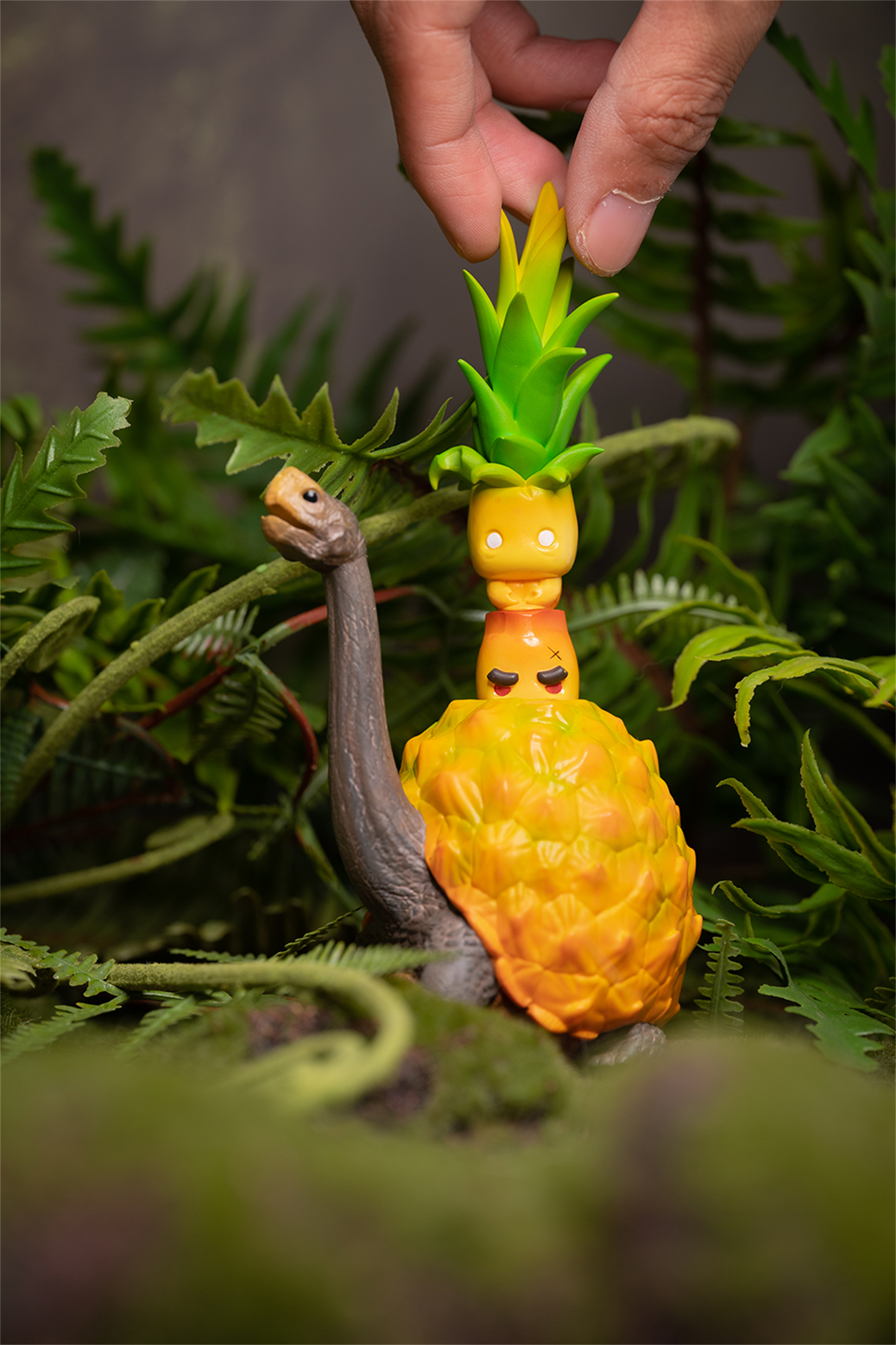Pineapple Turtle Fruit Animal Decorative Figurine