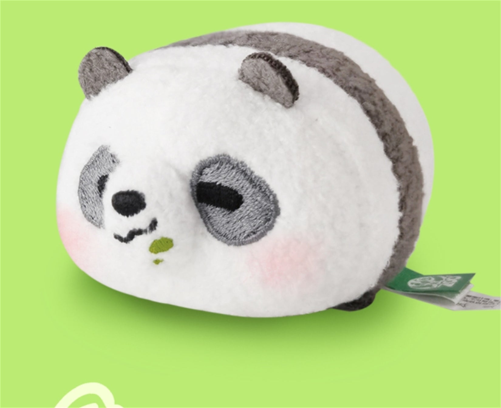 Lie Down Panda Soft Animal Figure