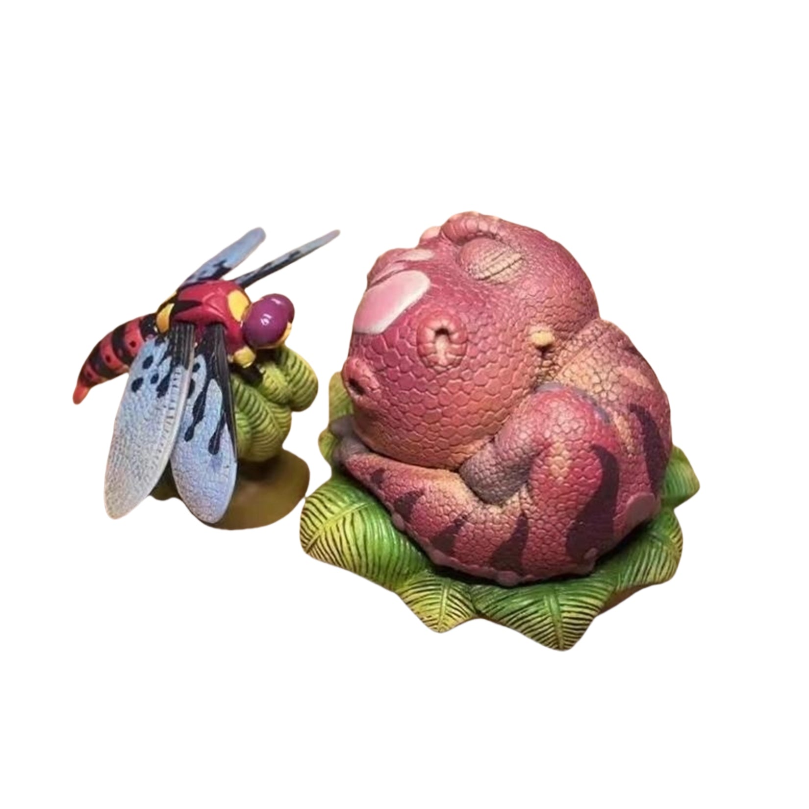 Sleeping Dinosaur Model Resin Scene Decor