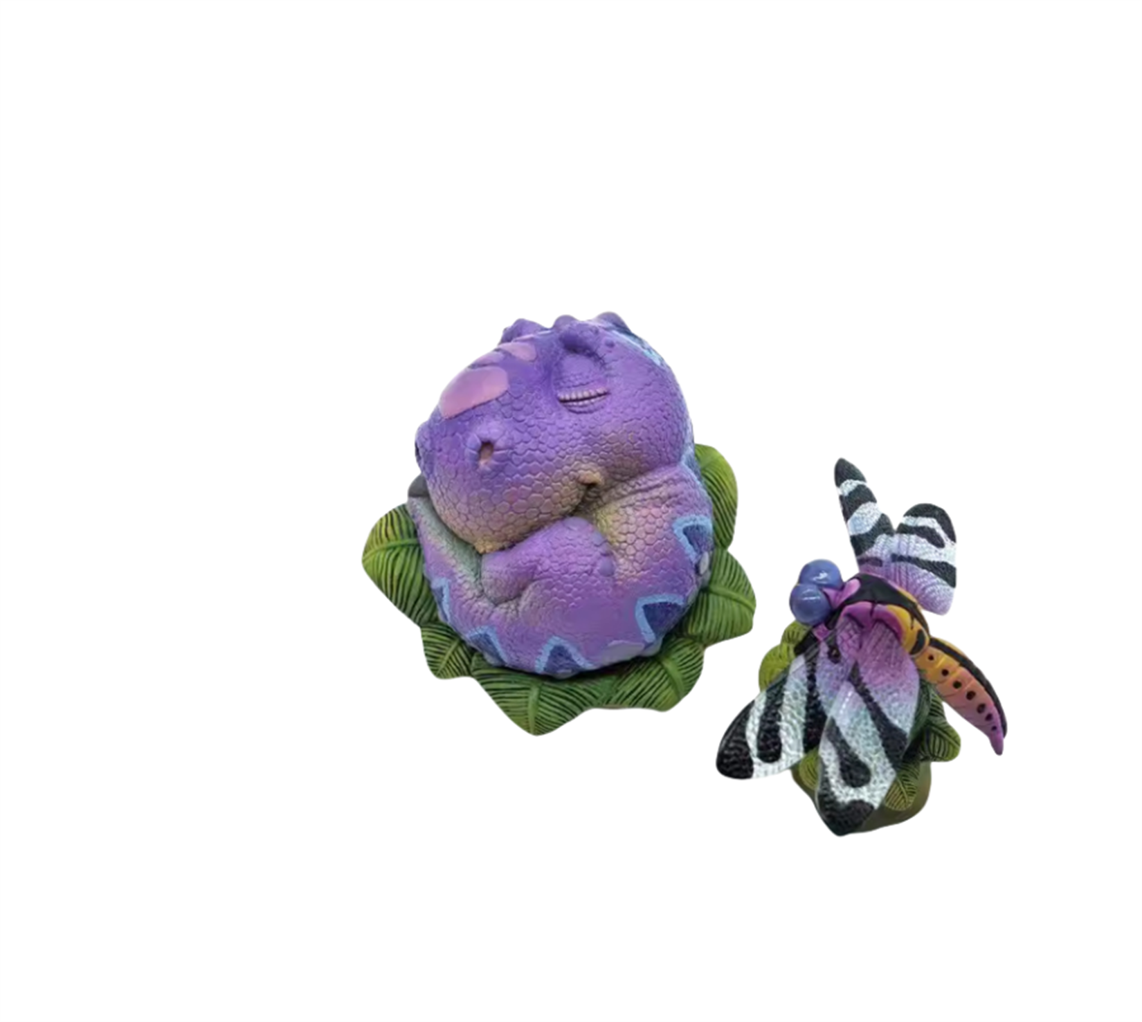 Sleeping Dinosaur Model Resin Scene Decor