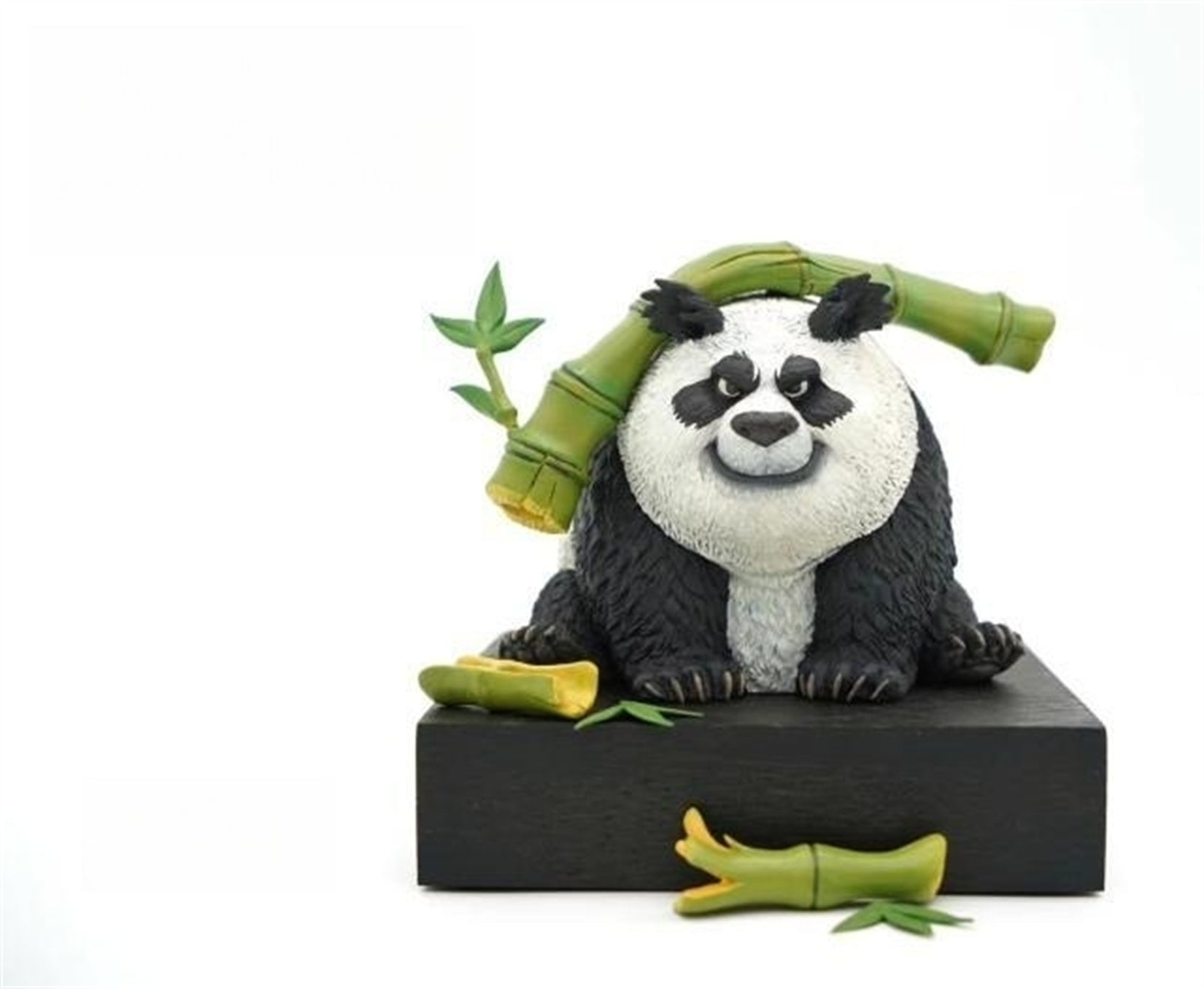 Panda and Bamboo Scene Model