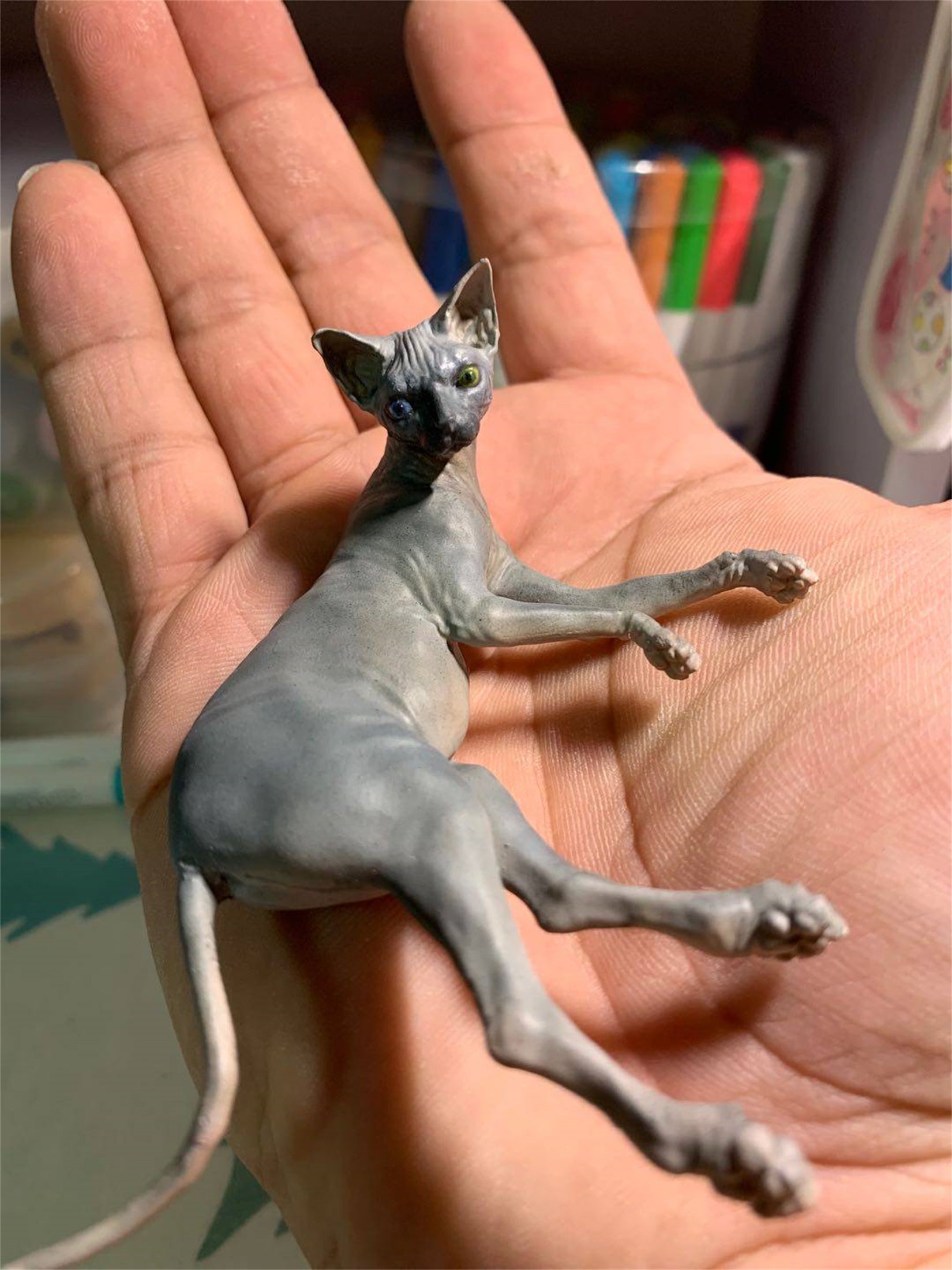 PASSION CHARGER Sphinx Cat Figurine