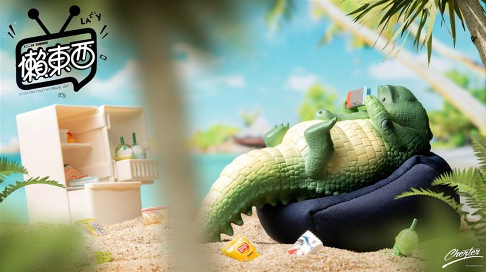 1/6 Scale Lazy Critters – Animals Lounging on the Sofa