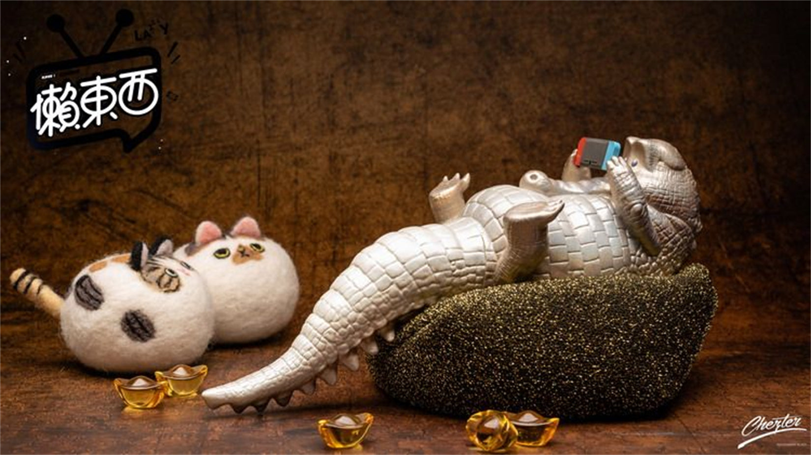 1/6 Scale Lazy Critters – Animals Lounging on the Sofa