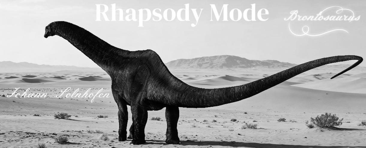 Rhapsody Mode Studio Brontosaurus Model