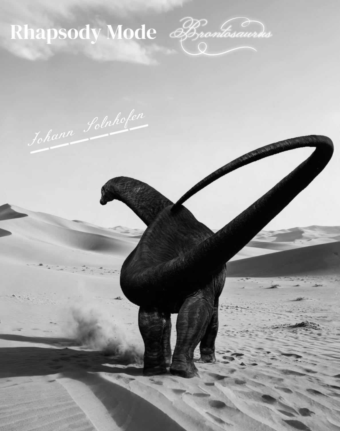 Rhapsody Mode Studio Brontosaurus Model